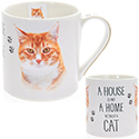 House and Home Ginger Cat Mug